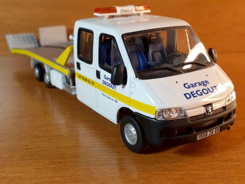 Miniature PEUGEOT Boxer de dépannage Garage DEGOUT NOREV NOREV479010 | Collect World